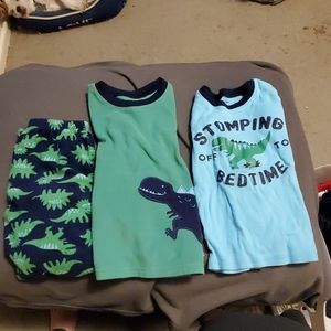 Dinosaur winter pajamas